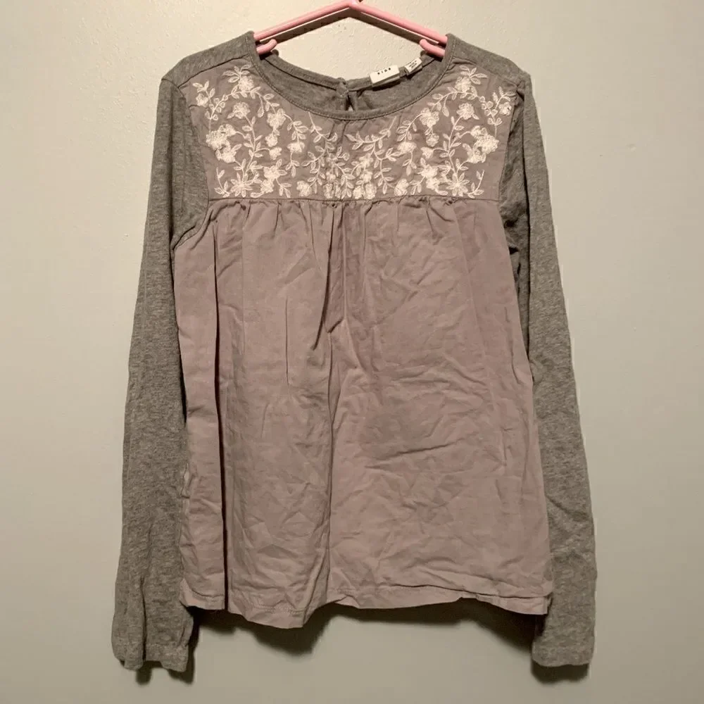 Girl's Floral Gap Shirt